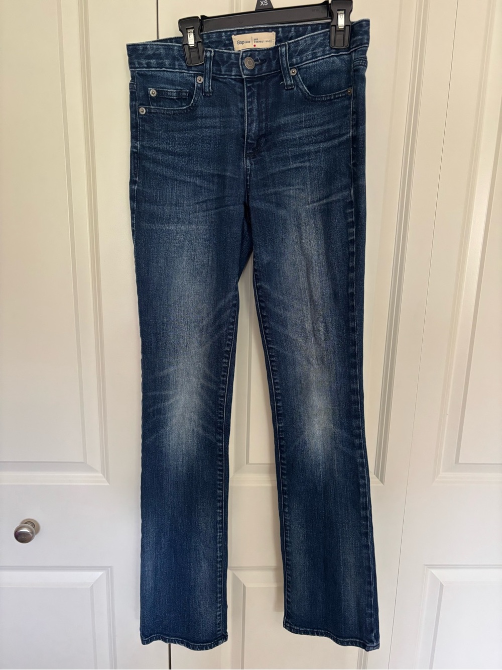 GAP Women's Blue Wash perfect boot leg jeans sz 25
